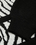 WOODBIRD WBFen Zebra Zip Πλεκτή Ζακέτα