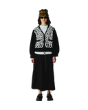 WOODBIRD WBFen Zebra Zip Πλεκτή Ζακέτα