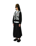 WOODBIRD WBFen Zebra Zip Πλεκτή Ζακέτα