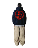 WOODBIRD WBPaw Emblem Zip Dark Navy Ζακέτα