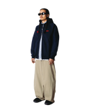 WOODBIRD WBPaw Emblem Zip Dark Navy Ζακέτα
