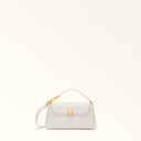 FURLA Mini Sfera Soft Panna Δερμάτινη Τσάντα