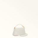 FURLA Mini Sfera Soft Panna Δερμάτινη Τσάντα