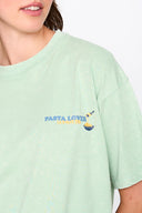 24COLOURS Pasta Lover Πράσινο T-Shirt