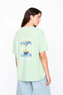24COLOURS Pasta Lover Πράσινο T-Shirt