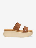 HEY DUDE Austin Slide Classic Cognac Πλατφόρμες