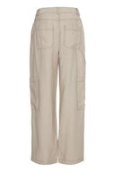ICHI Ihralma Cargo Beige Pants