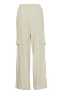 ICHI Ihdaley Beige Cargo Pants