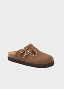 SCHOLL Beatriz Mary Jane Espresso Mules