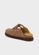 SCHOLL Beatriz Mary Jane Espresso Mules