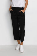 KAFFE Kasakura Black Deep Cropped Pants