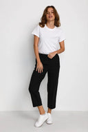 KAFFE Kasakura Black Deep Cropped Pants