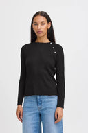 ICHI Ihkalessi Black Blouse