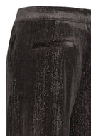 ICHI Ihkate Glamour Metallic Παντελόνι Μαύρο