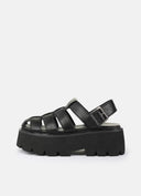 BUFFALO Brake Fisher Vegan Nappa Black Σανδάλια