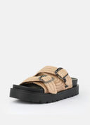 BUFFALO Raya Ari Bo Μπεζ Σανδάλια