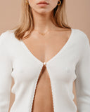 GRACE & MILA Mademoiselle Ecru Cardigan