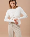 GRACE & MILA Mademoiselle Ecru Cardigan