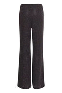 ICHI Ihmajana Metallic Lurex Pants Black