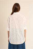 MOLLY BRACKEN Broderie Λευκό Πουκάμισο