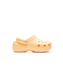 CROCS Classic Platform Pearl Clog Golden Hour