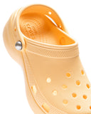 CROCS Classic Platform Pearl Clog Golden Hour