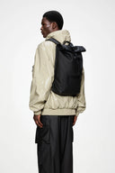 RAINS Rolltop Rucksack W3 – Black