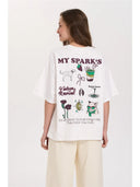 24COLOURS My Spark's Λευκό T-Shirt
