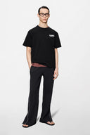 RAINS Classic T-Shirt Ripple Μαύρο