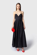 TWENTY FOURHAITCH Flores Μαύρο Φόρεμα