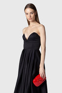 TWENTY FOURHAITCH Flores Μαύρο Φόρεμα