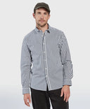GABBA York Wert Striped Blue Men's Shirt