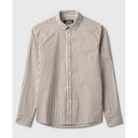 GABBA York Wert Striped Brown Men's Shirt