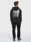 GABBA Alfred Boxy Hood Land Men's Black Sweatshirt