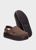 HEY DUDE Austin Lift Clog Chocolate