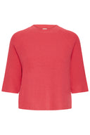 ICHI Ihboston Knitted Blouse Pink