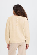 ICHI Ihasdis LS Knitted Blouse Ecru