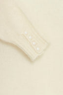 ICHI Ihestelle LS Knitted Blouse Ecru