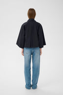 INWEAR Hinonaiw Κάπα Με Κουμπιά Navy