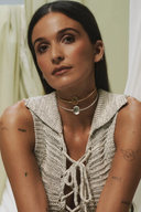 MONCOLLIER Melocoton Copper Choker Necklace