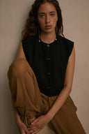 MONCOLLIER Gold Olive Earrings