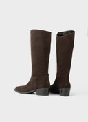 VAGABOND Kelsey Suede Ψηλές Μπότες Καφέ