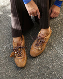 NOA HARMON Ten Σουέτ Καφέ Sneakers