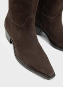 VAGABOND Kelsey Suede Ψηλές Μπότες Καφέ