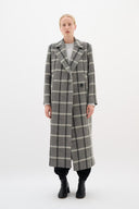 INWEAR Yanial Black and White Wool Coat