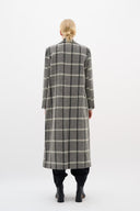 INWEAR Yanial Black and White Wool Coat