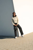 KAFFE Kaanneli Cropped Quilted Jacket With Collar