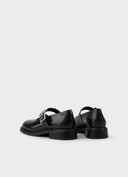 VAGABOND Ellis Leather Ballerinas With Buckle