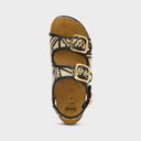 SCHOLL Noelle Backstrap Black/White Σανδάλια