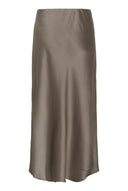 KAFFE Kalotte Long Satin Skirt